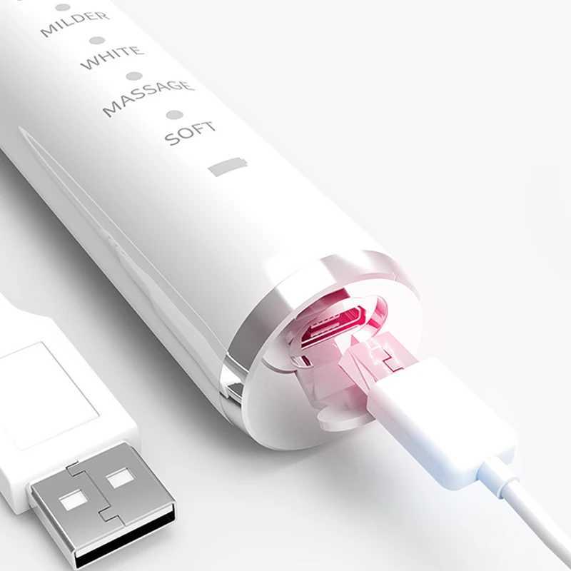 Rechargeable magnetic levitation electric toothbrush adult home intelligent ultrasonic waterproof soft brush M241017