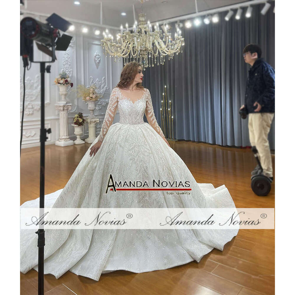 Good Price Crystal Ball Gown Wedding Dress
