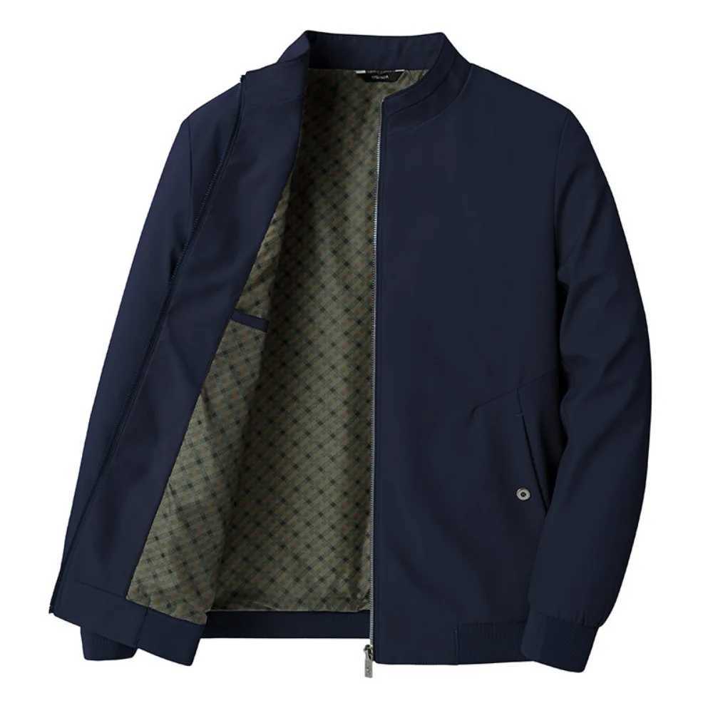 Spring and Autumn Jacket Men Casual Blazer Jacket Lightweight Workwear Clothes Men Fashion Solid Color Business Coats X241017