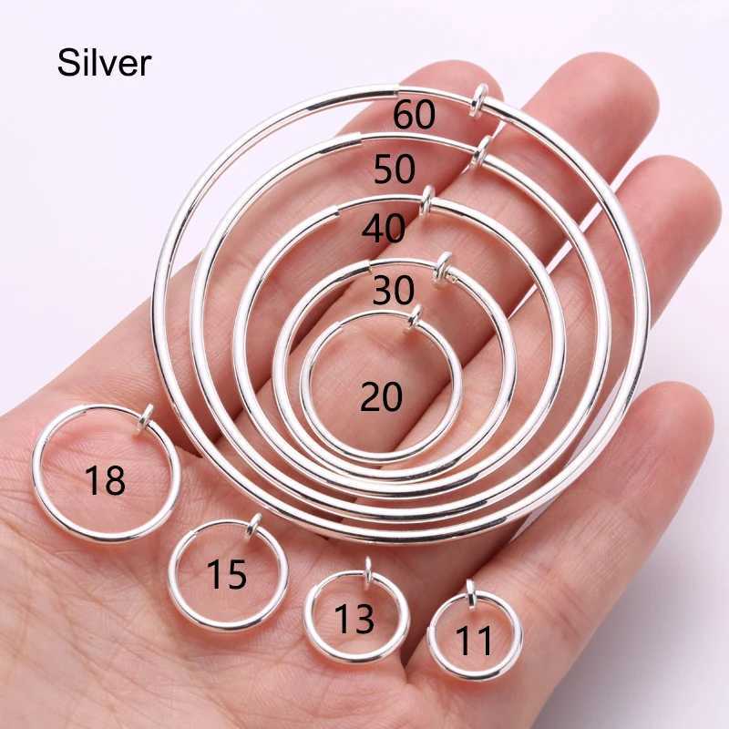 1 pair of earrings cuffs fake hoop earrings mens diamond free earrings clip on earrings womens earrings 2023 non perforated earrings W241017