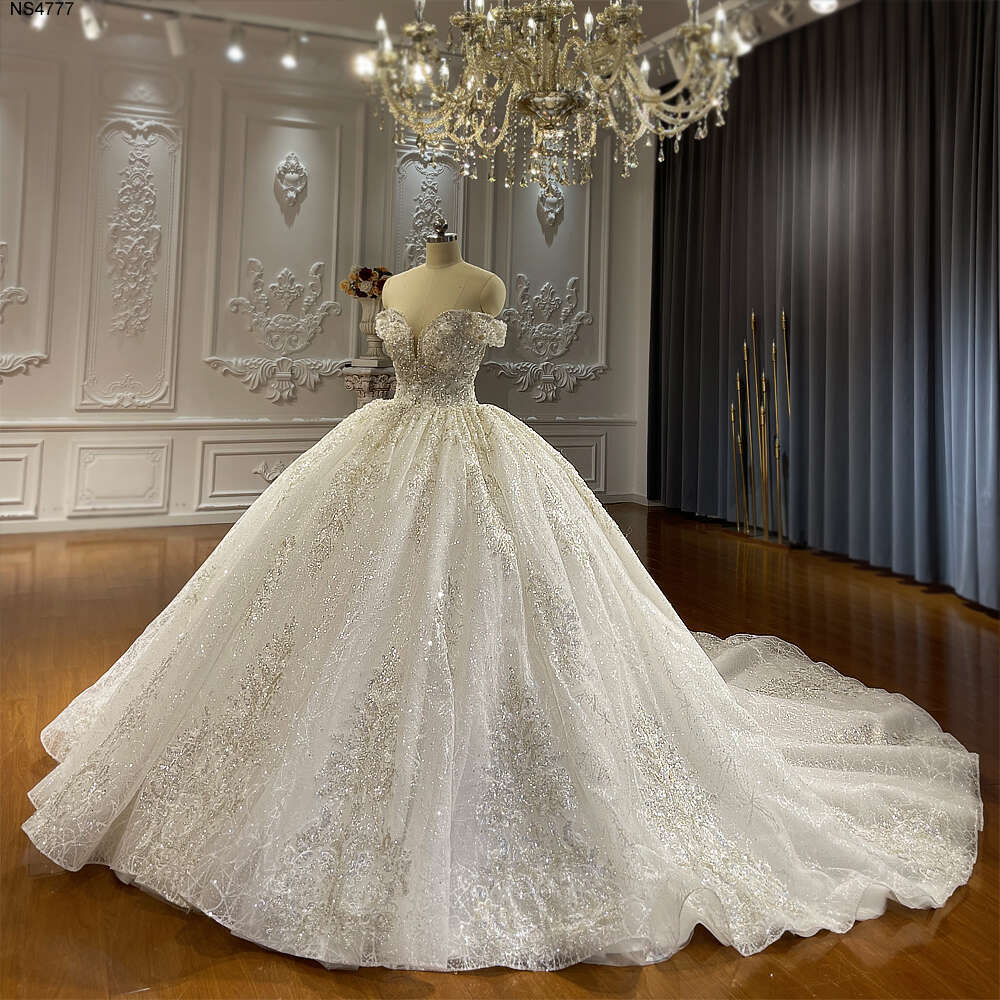 Amanda Novias Off Shoulder Lace Wedding Dress