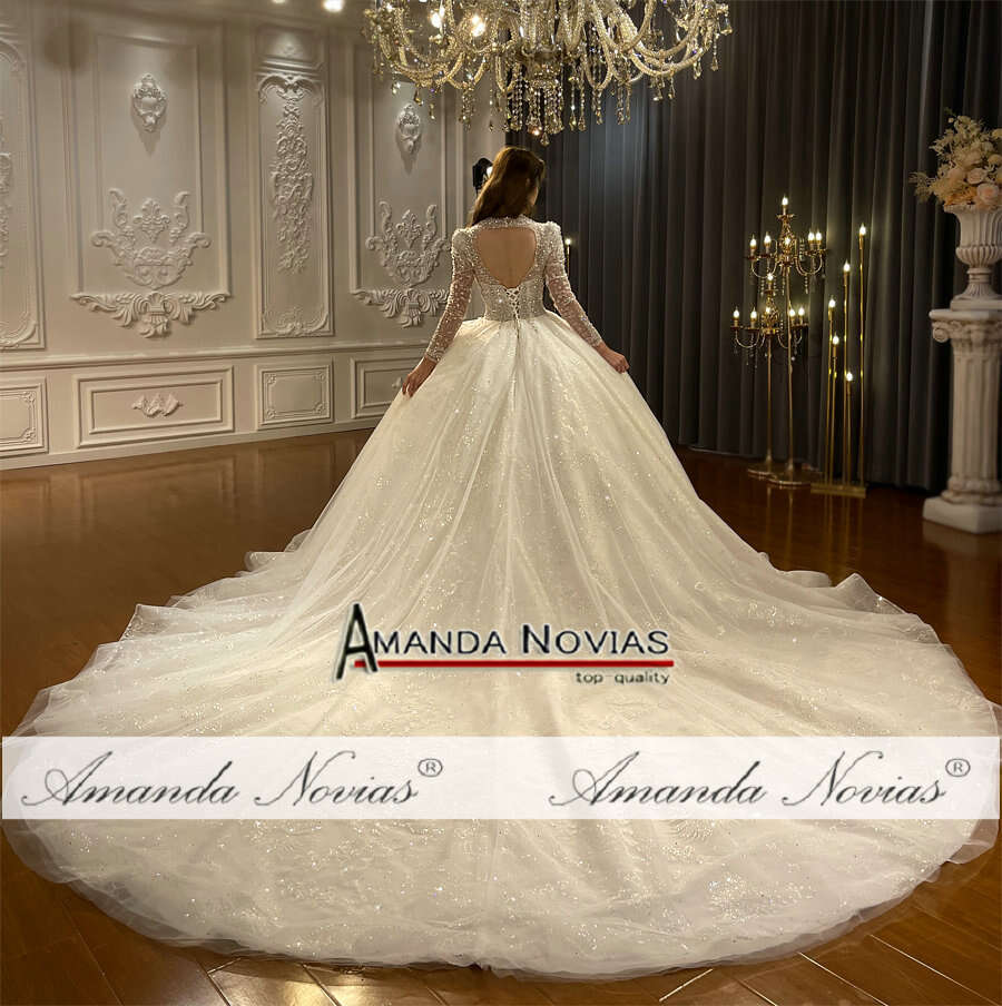 Elegant Beading Bridal Dress Ball Gown