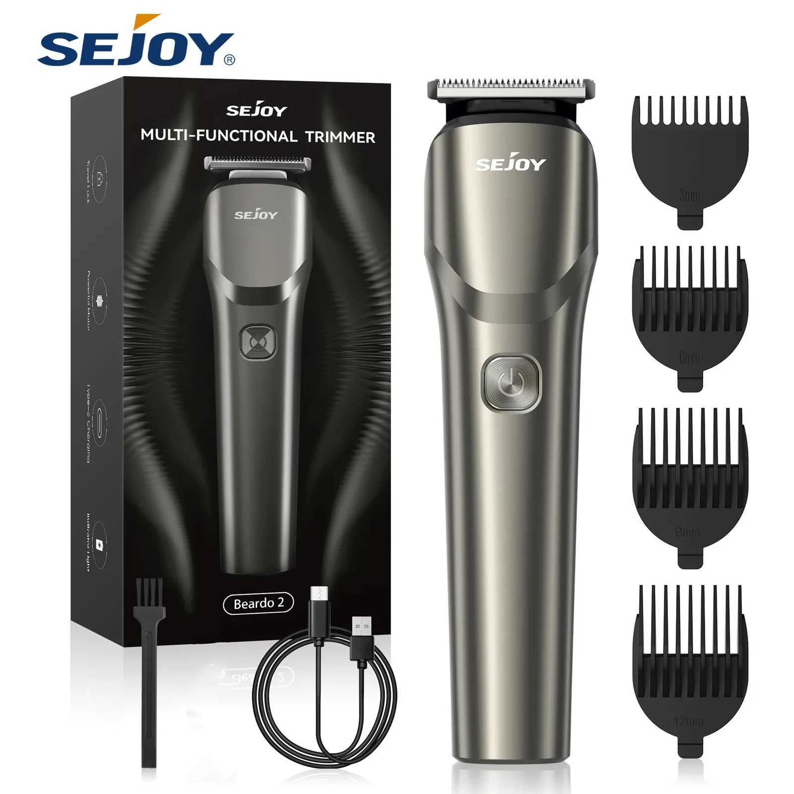 Sejoy Mens Professional Hair Clipper Electric Shaver Beard Trimmer Cordless W241017
