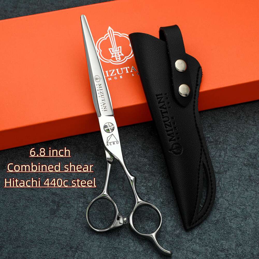 MIZUTANI Professional Hairdressing Scissors Hair Cutting Hine 440C Steel 6.0-6.5-6.8 Inch Barbershop Hair Tools