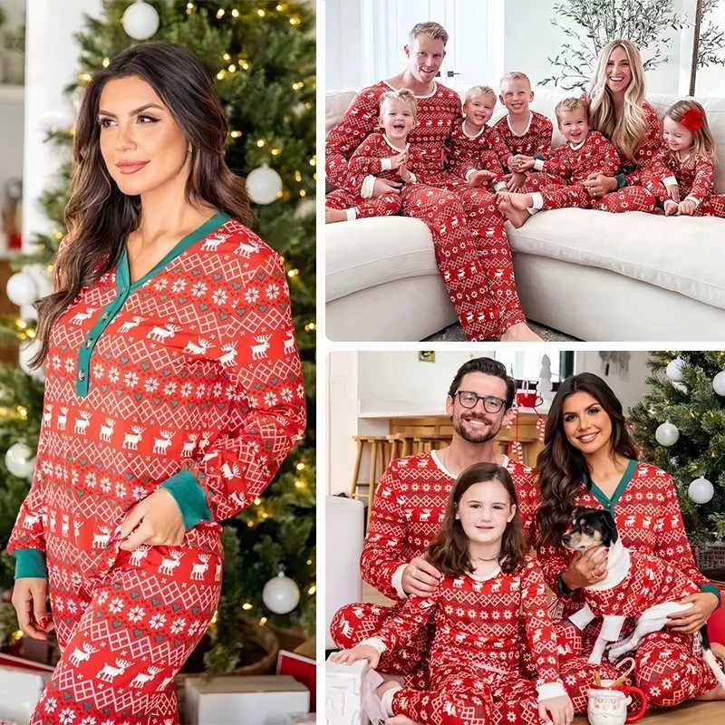 Mom Child Christmas Pajamas Family Matching Set Casual Clothing Christmas Family Appearance Pajamas Womens Pajamas Baby Clothing W241015