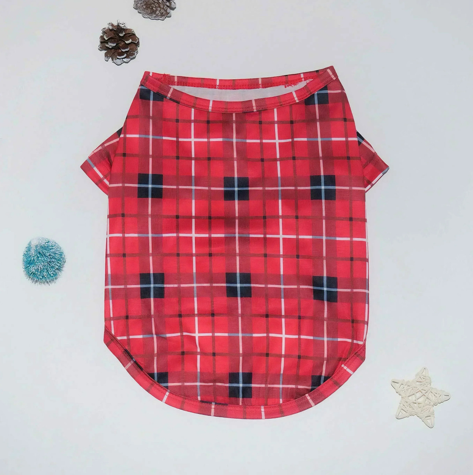 Christmas Family Look Plaid Print Mom Dad Kids Matching Pajamas Set Baby Dog Romper Boys Girls Clothes Warm Soft Pyjama 241017