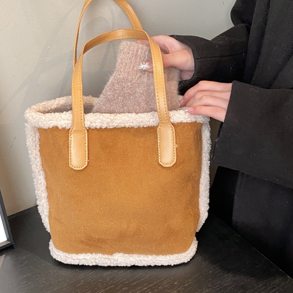 New Mao Tote Handbag Women's Bag Simple Maillard Style Fashion Leisure Commuter Versatile Daily