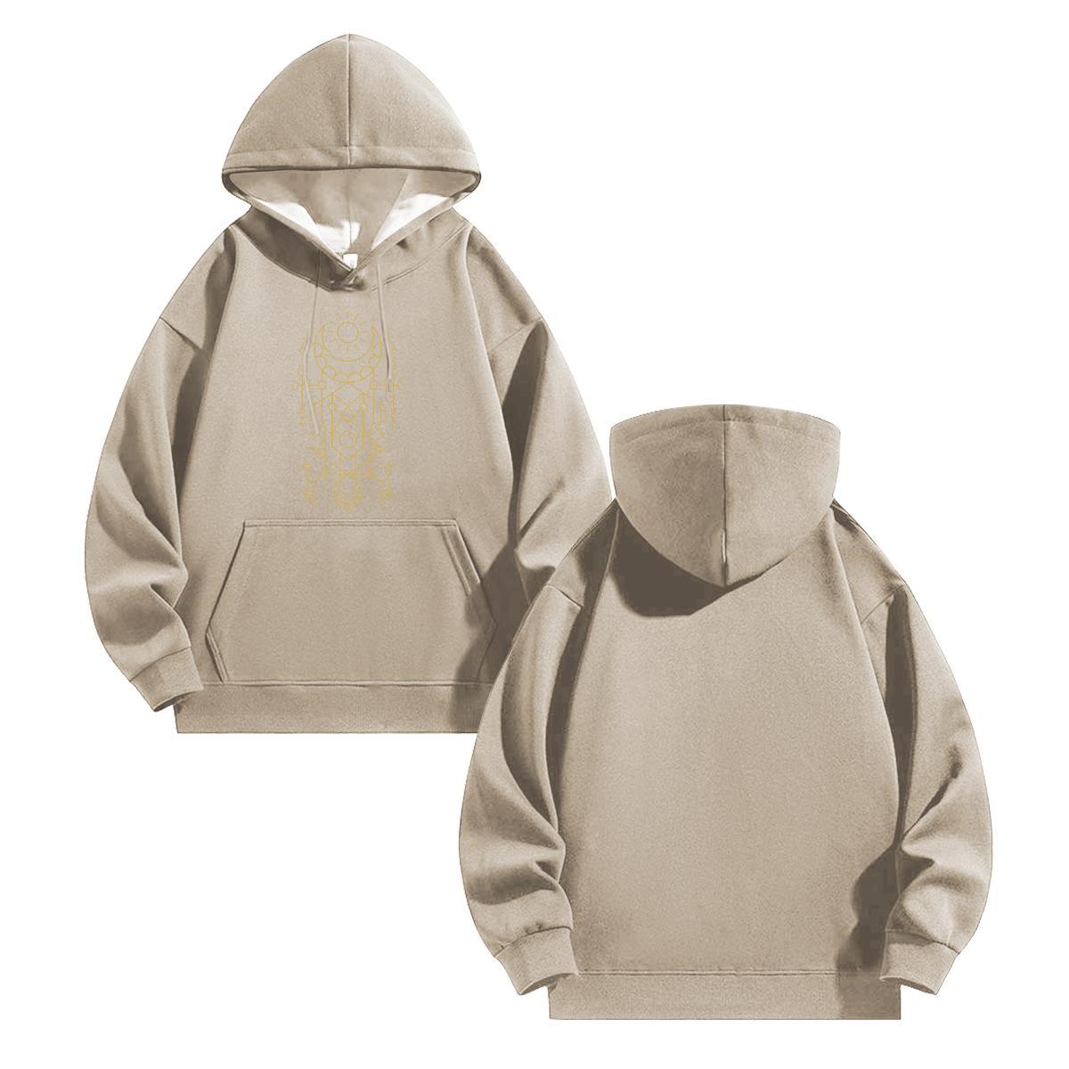 Classic Casual Men Hoodie Hooded Collar Cool Men's Hooded Sweatshirt Anime Oversized US Size Top Hoody Street Warm Fleece