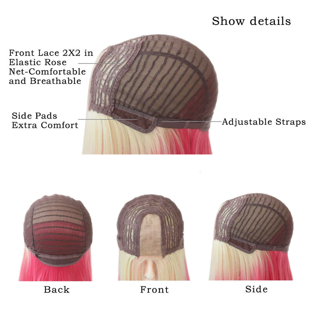 Gold Milk Tea Platinum Small Lace Wig