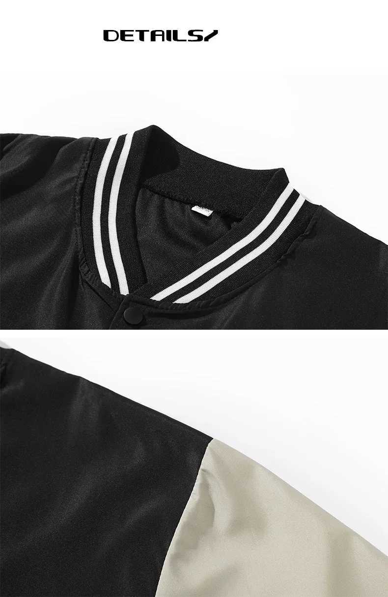 Youth college baseball jacket mens jacket autumn fashion casual sports jacket mens clothing top dog print M241017