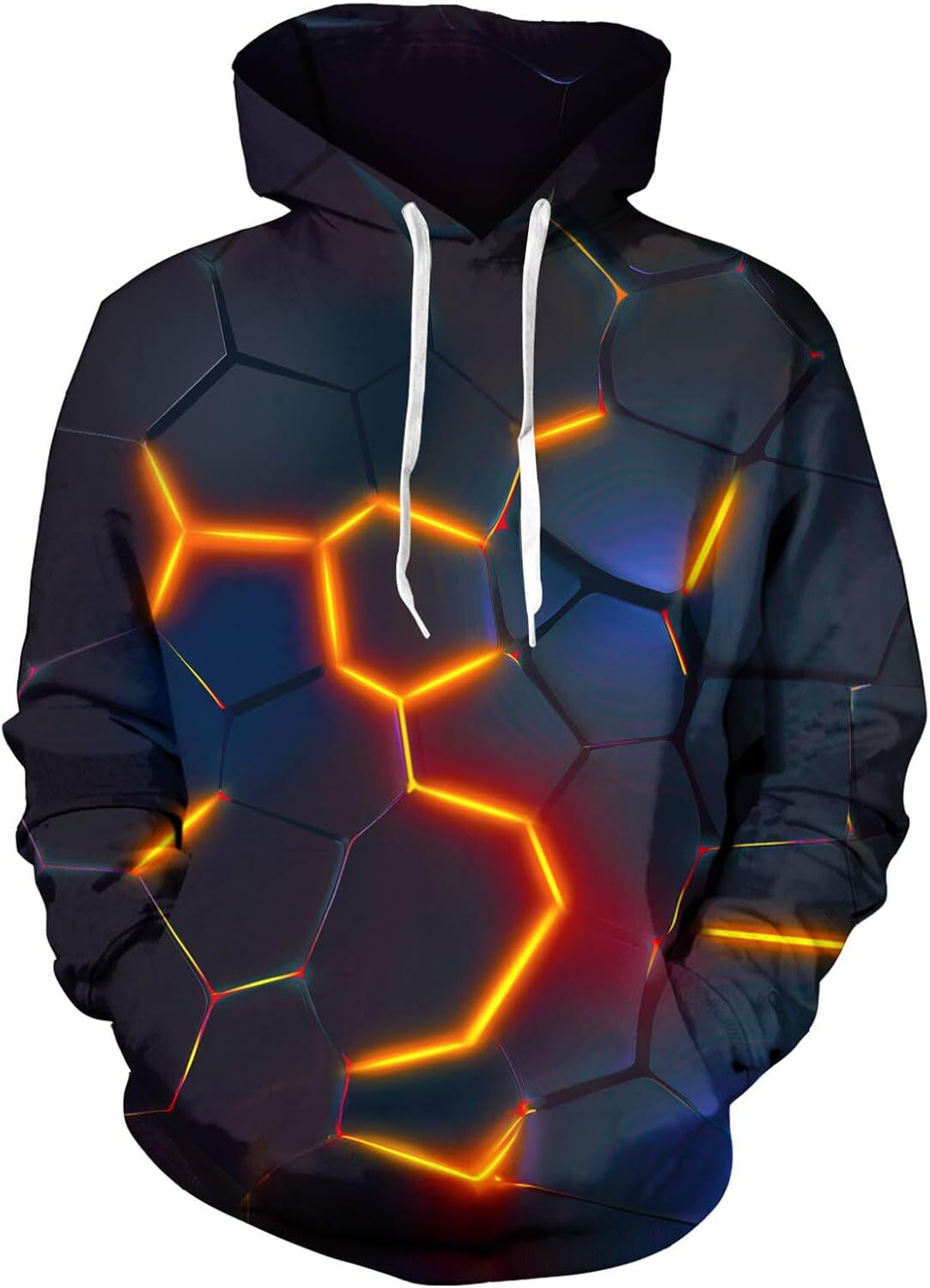 Hoodie for Mens Unisex Novelty Hoodies for Men 3D Printed Graphics Pockets Sweatshirts Christmas Halloween Graphic Hoodies sweatshirt Pullover Long Sl