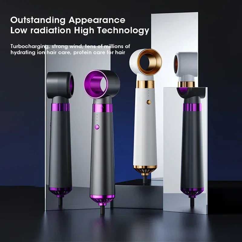 Electric Hair Dryer 5 in 1 Multifunctional Hair Straightener Negative Ion Hair Care Curler Blow Dryer Styling Set Strong WindW250904