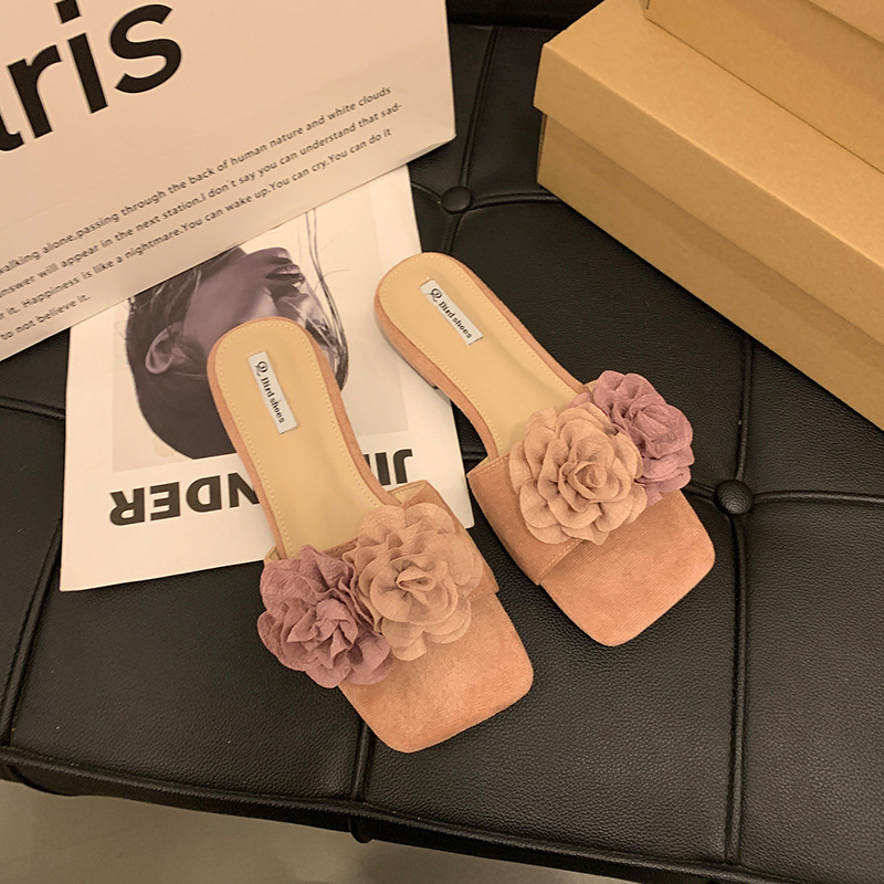 Women's Fairy Sandals: Stylish Seaside Slippers (Black, Pink, Sier) c5e9