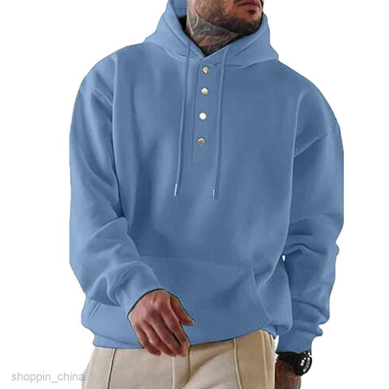 Men's Hoodies Sweatshirts Fall/Winter Men's Long Sleeve Jacket Loose Casual Hoodie