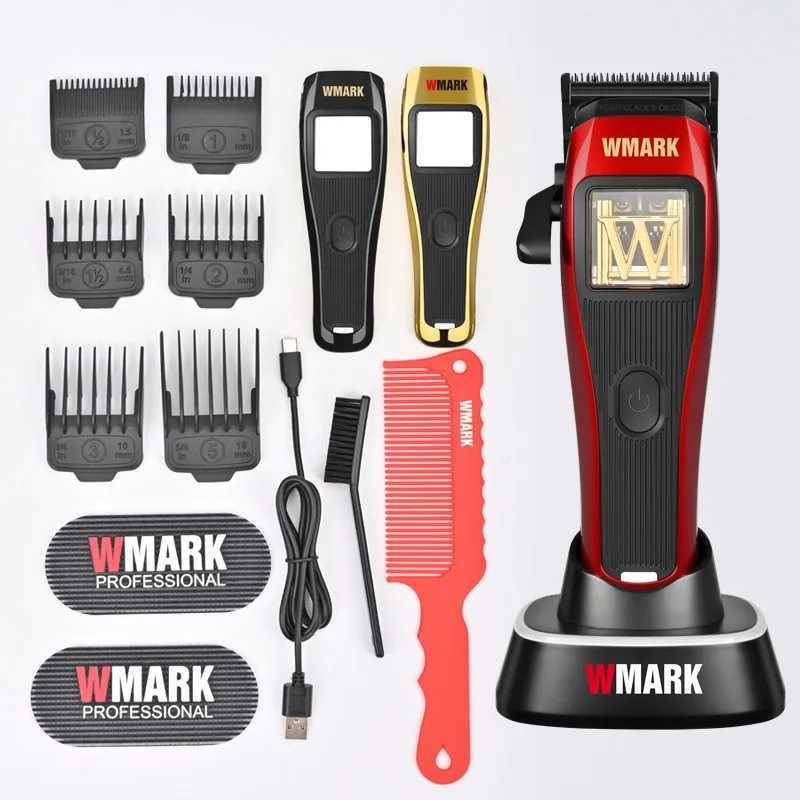 WMARKs new NG-X1 mens hair clip with 10000 RPM magnetic caliper and 3-color replaceable charging base W241017