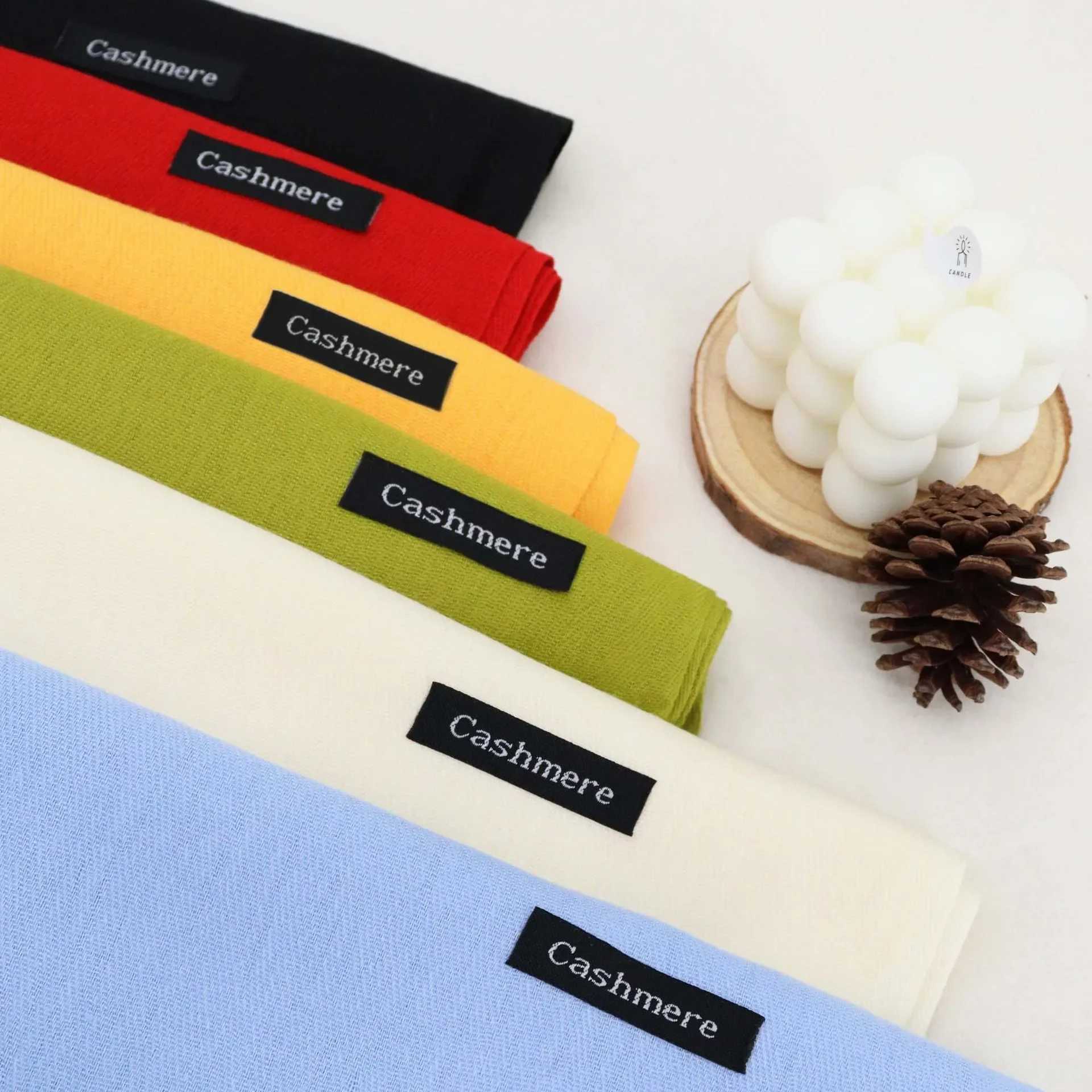 Winter cashmere scarf used for warm and cozy Pashmina sharks wrapped in solid Tassel for warm blankets Echape Bufanda headscarf X241017