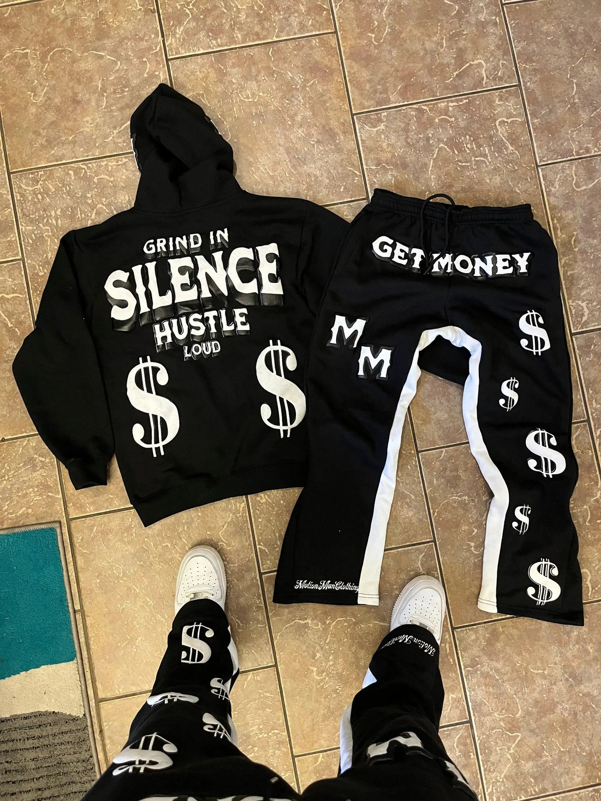 Fashion Y2k Zip Hoodie Letter Print goth Punk Sweatshirt Women hoodies Sport Coat Long Sleeve Oversized hoodie jacket set 241017