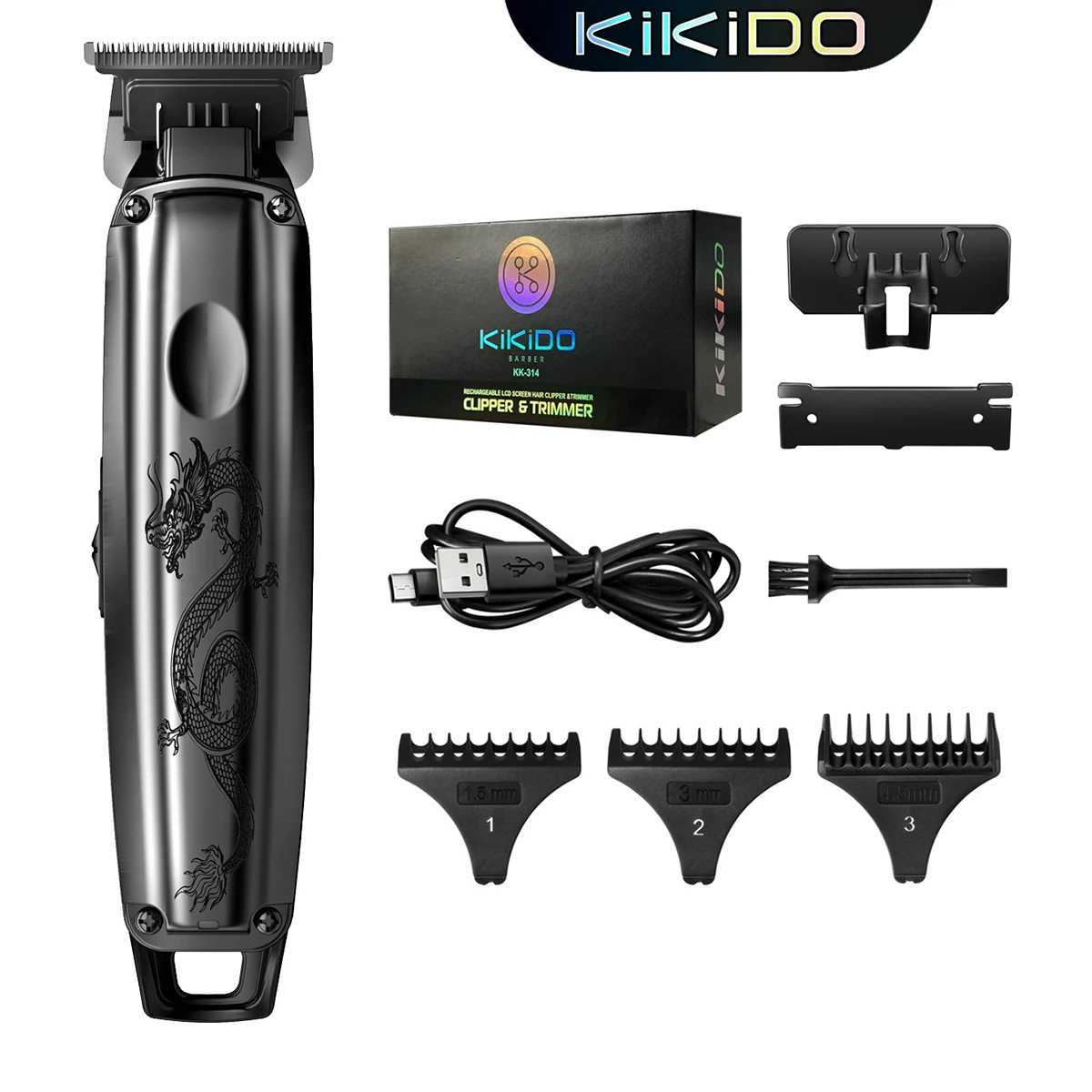 KIKIDO KK-315 Electric Hair Clipper Trimming Tool USB Charging Cordless Beard Trimmer W241017