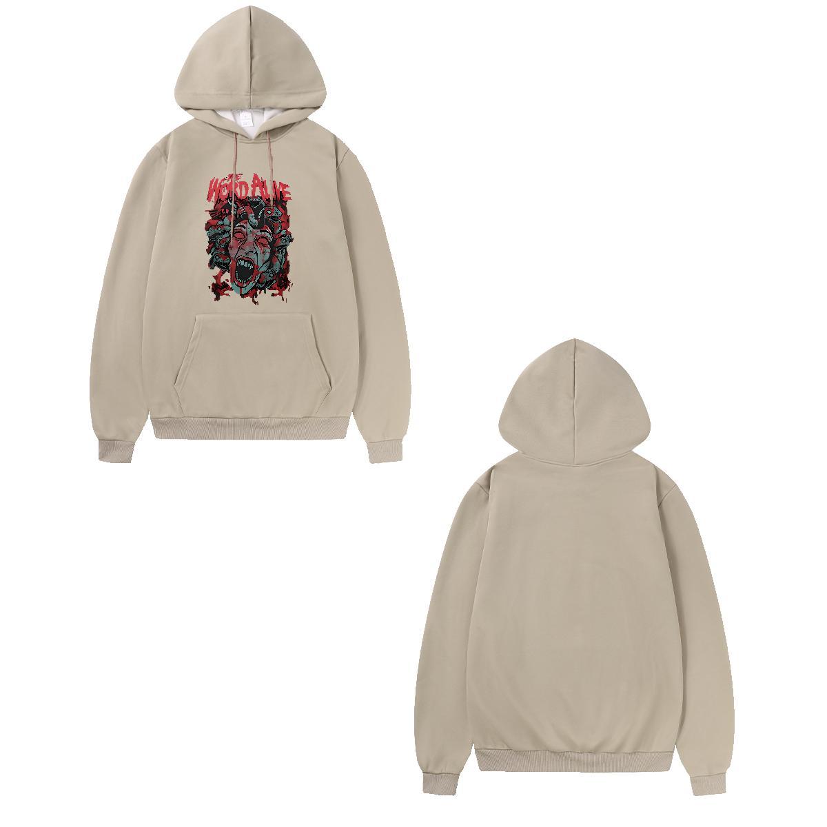 2024 Men's Hooded Sweatshirt Breathable Soft Wholesale Hoodie Pullover DIY Anime Wear Autumn Winter Warm Fleece