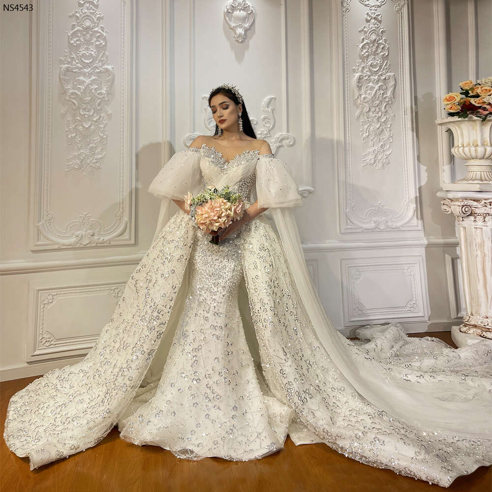 Hot Sale New Design 2 in 1 Wedding Dresses Amanda Novias