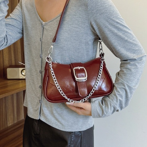Law stick for women new version trendy fashion chain high-end texture single shoulder crossbody bag