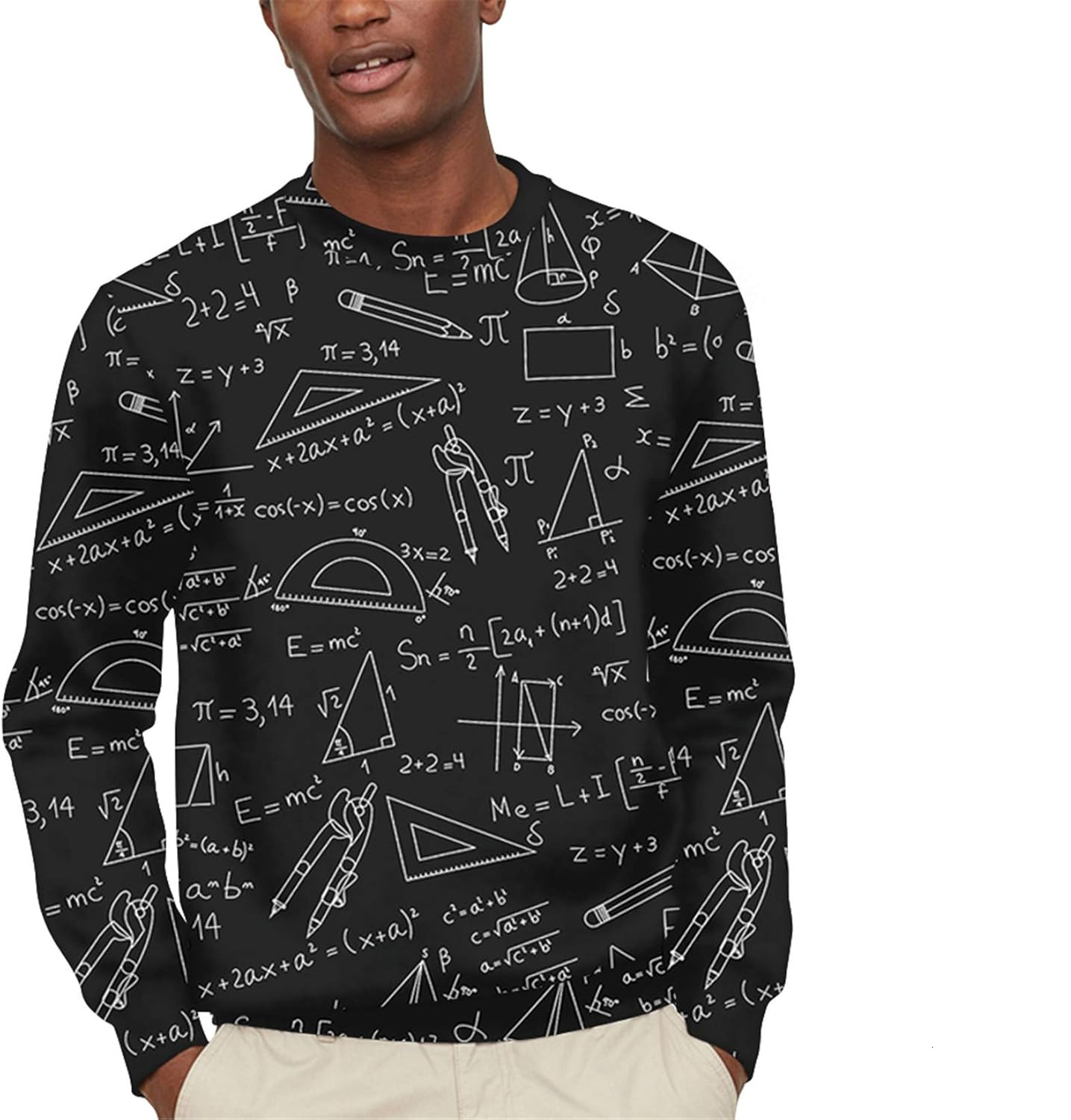 Long Sleeve Shirts for Men sweatshirt Mens Lightweight Crewneck Sweatshirt Sweater Thin Long Sleeve Pullover Sweater Sport Tops Fall Clothes