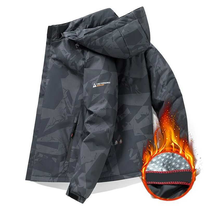 Graphene Parkas Men Puffer Jacket Thick Winter Jacket Men Hooded Cotton-padded Warm Coats Fashion Casual Outwear Men Clothing X2410171