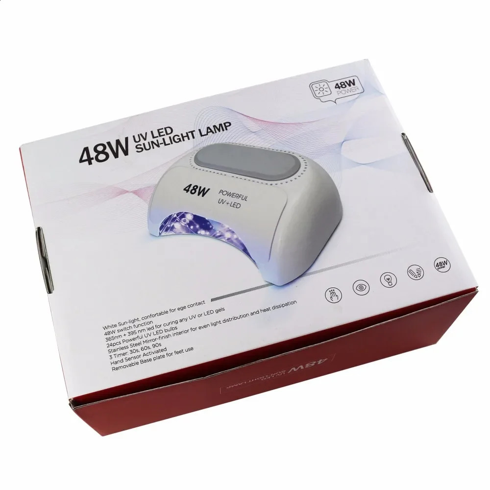 LED light nail dryer LED nail light is used for curing UV gel nail polish with sensor LCD display sensor intelligent temperature control 241017