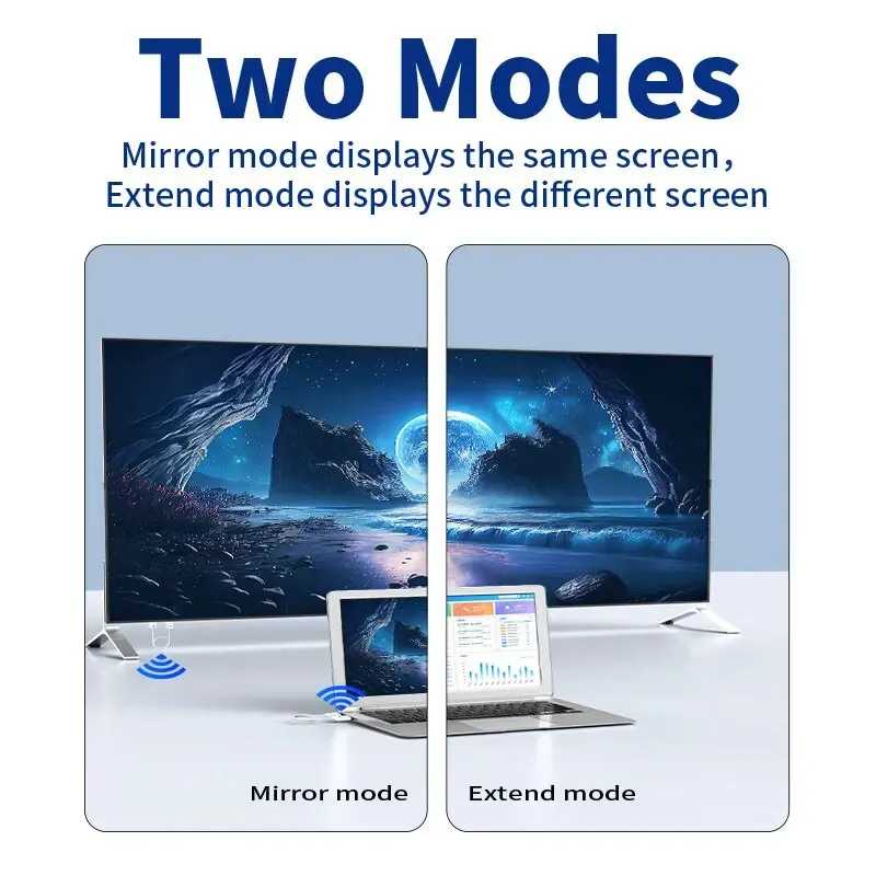 30m Wireless Transmitter and Receiver HDMI Extender Display Adapter Cable Transmission Video Screen Mirror for Camera PC To TV Projector Monitor