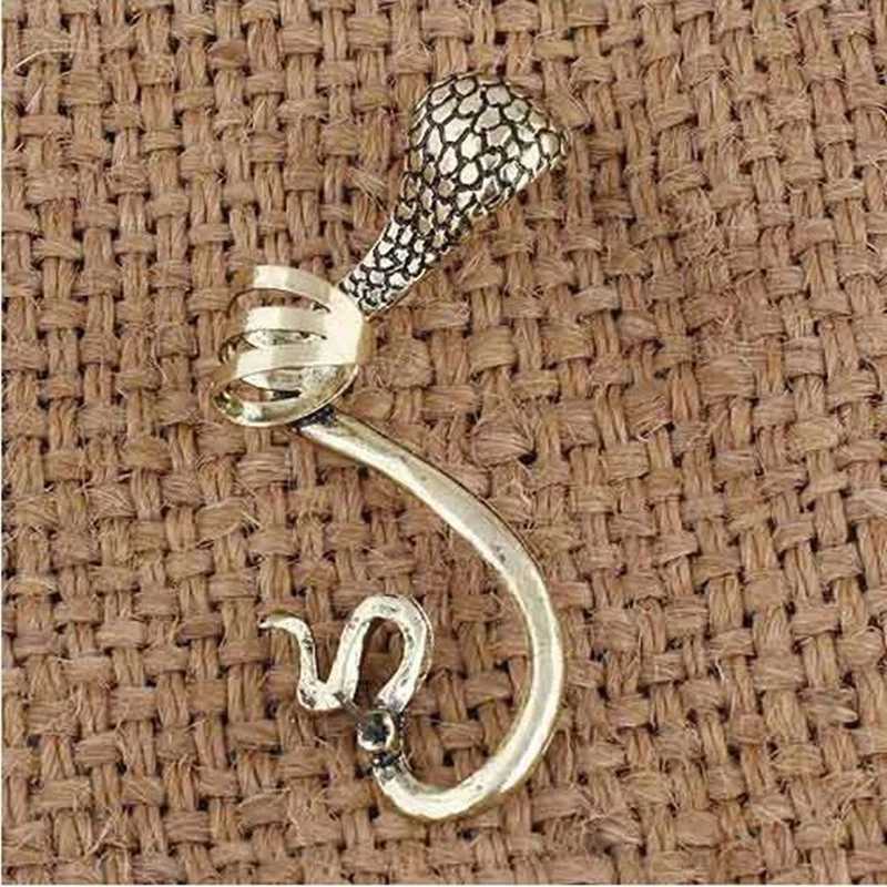 Galvanized animal snake earrings jewelry cuffs earring clips jewelry punk style W241017