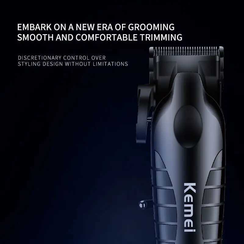 Kemei KM-2293 km-2290 km-2026 new hair clips with LCD display screen electric hair clips razors mens salon hair clips W241017