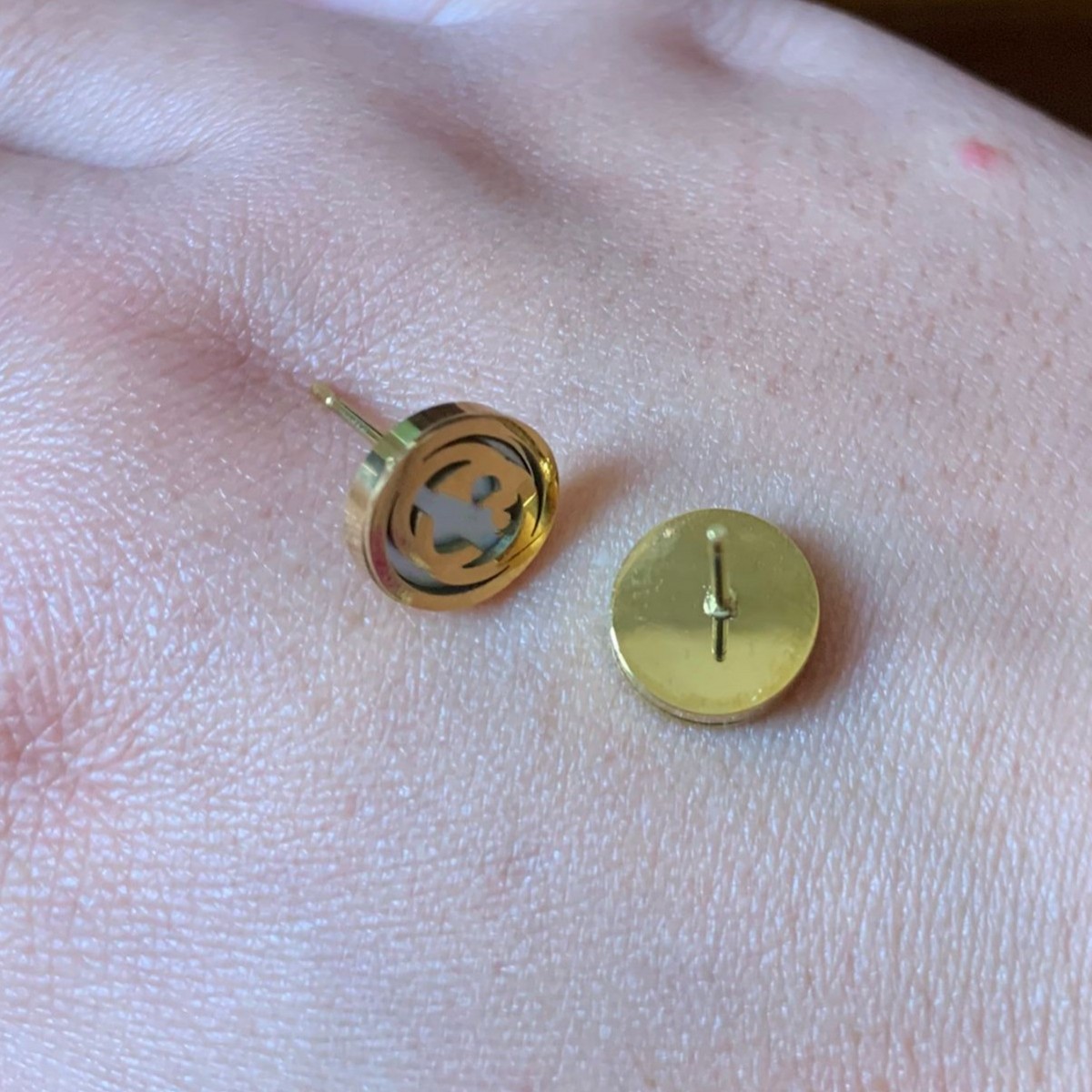 Mini 1cm shell Titanium Steel Fashion Stud Women Designer Earrings 18K Silver Rose Gold Earrings Luxurious Letter Cute Size girl Jewelry Wholesale