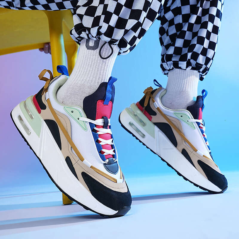 All-match Running Air Cushioning Jogging Thick Sole Sneakers Men Gym Athletic Sport Shoes atillas De Deporte