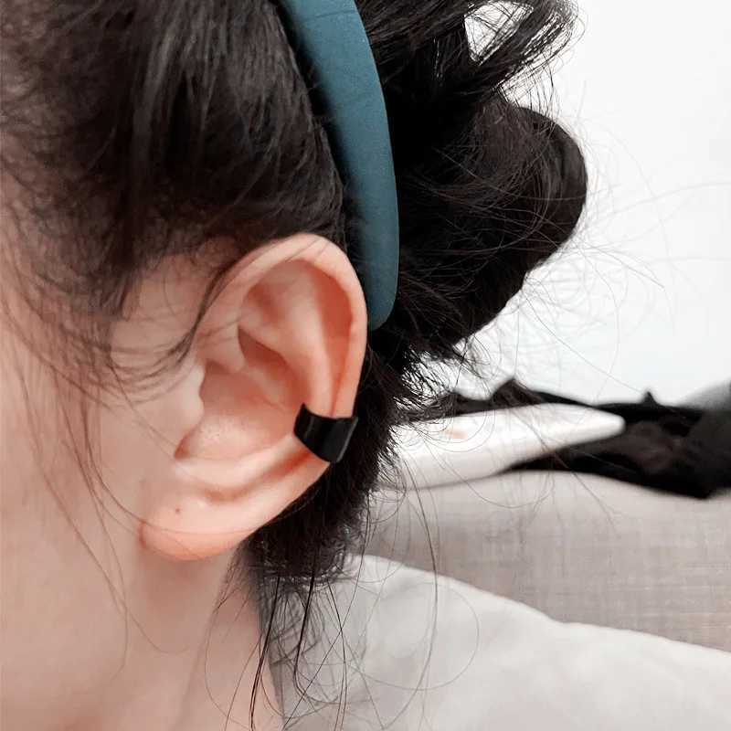 1Pc silver C-shaped unperforated earring clip suitable for womens fashionable snake shaped ear clip unperforated jewelry W241017