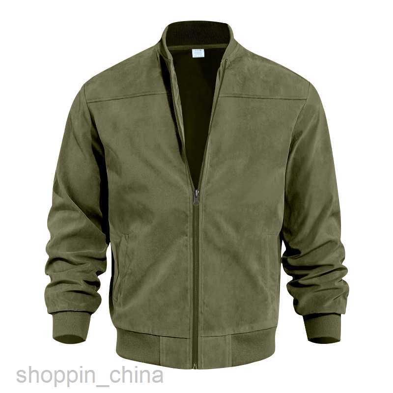 Men's Jackets Coats New man pilot jacket for spring and autumn men's casual plus size suede zipper men jacket