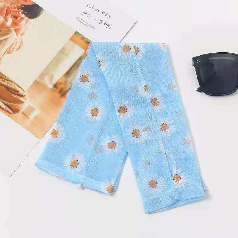 Summer female sunscreen sleeve wind net red arm protection gloves thin section mesh long section driving anti-ultraviolet rays