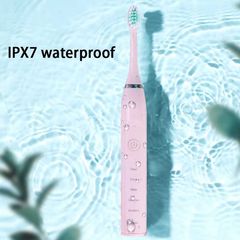 New Arrival Electric toothbrush with strong sound waves for cleaning charging and waterproof toothbrush suitable for male female beauty and household 