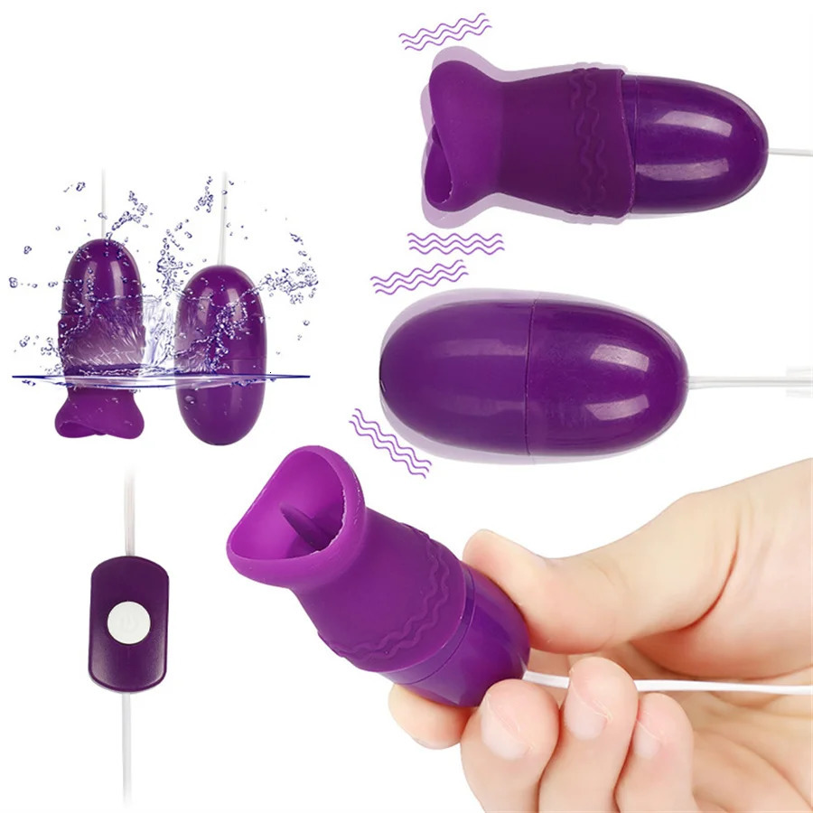 Tongue oral licking vibrator USB vibrating egg jumping clitoral stimulator GSpot vaginal massager massage masturbator female sex toy 241009