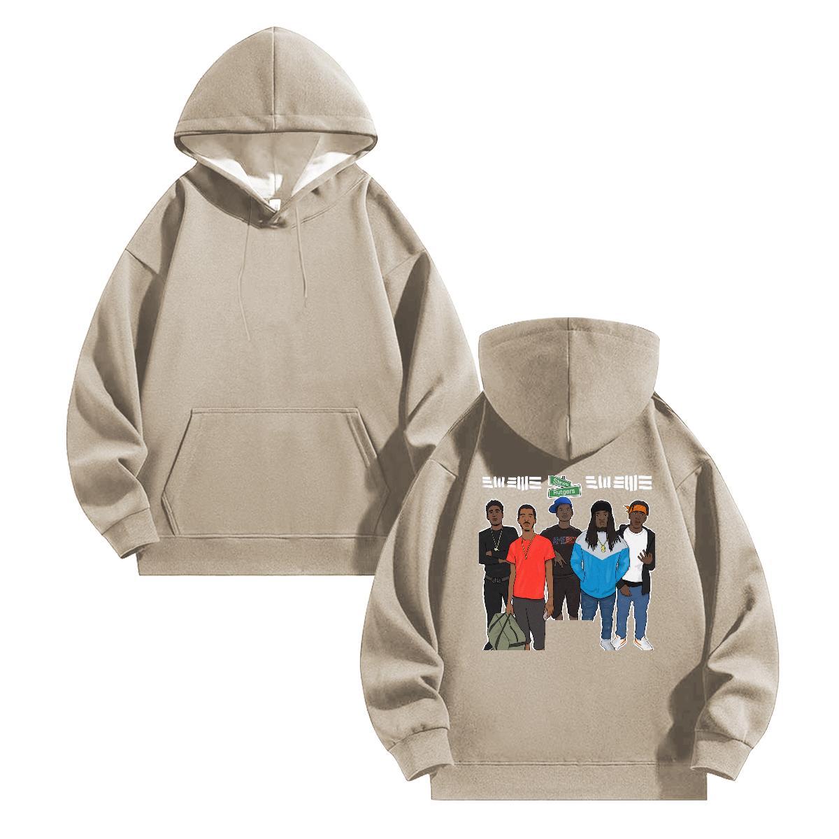 Free Shipping Man Hoodie DIY Designer Men's Hooded Sweatshirt Clothes Street Casual 350g Cotton Hooded Collar Long Sleeve