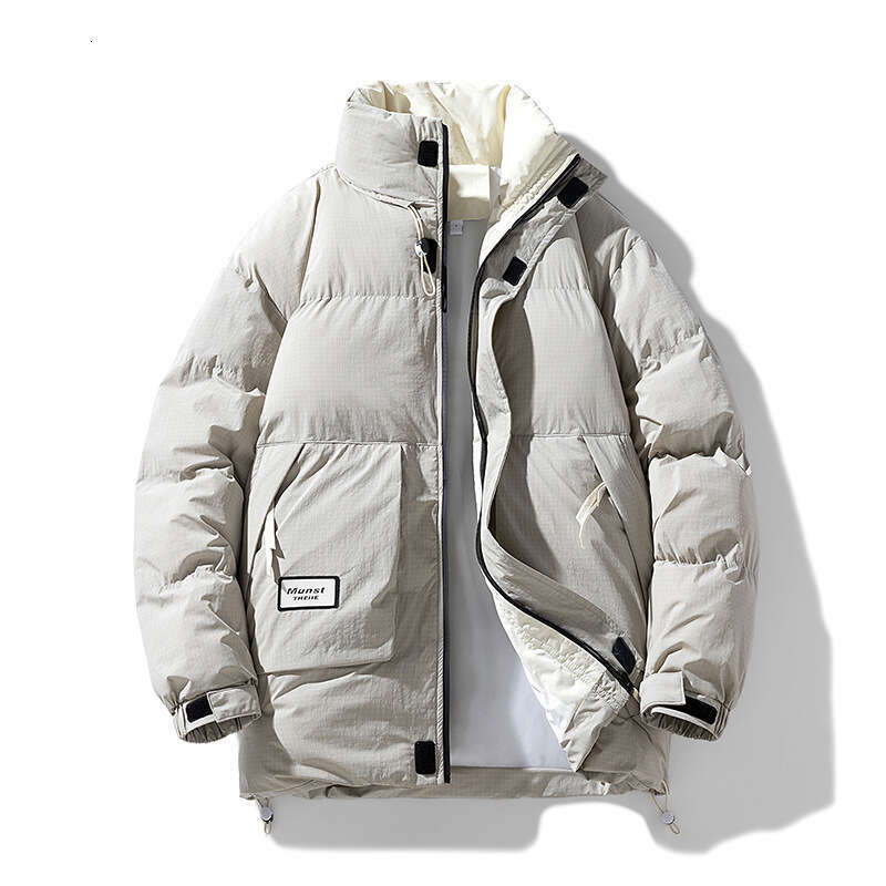 Fat big size men's cotton clothing winter fat plus large down cotton jacket loose youth bread clothing thickened jacket bf