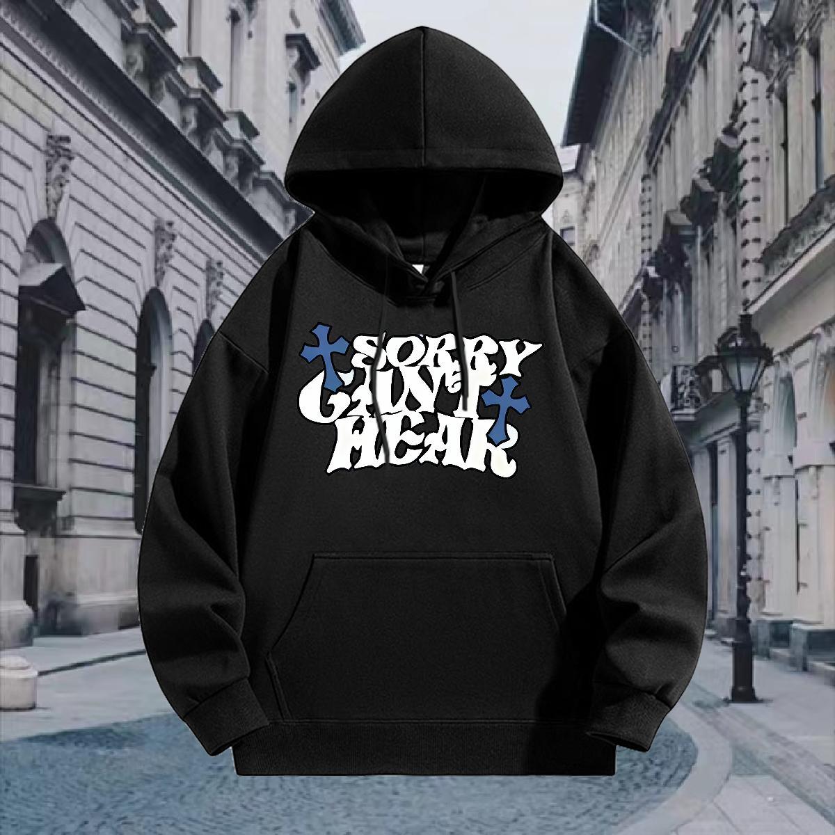 Fashion Designer Hoodie Men Breathable Long Sleeve Cool Men Hoodie Y2K Pullover Hoodie Skull Warm Fleece