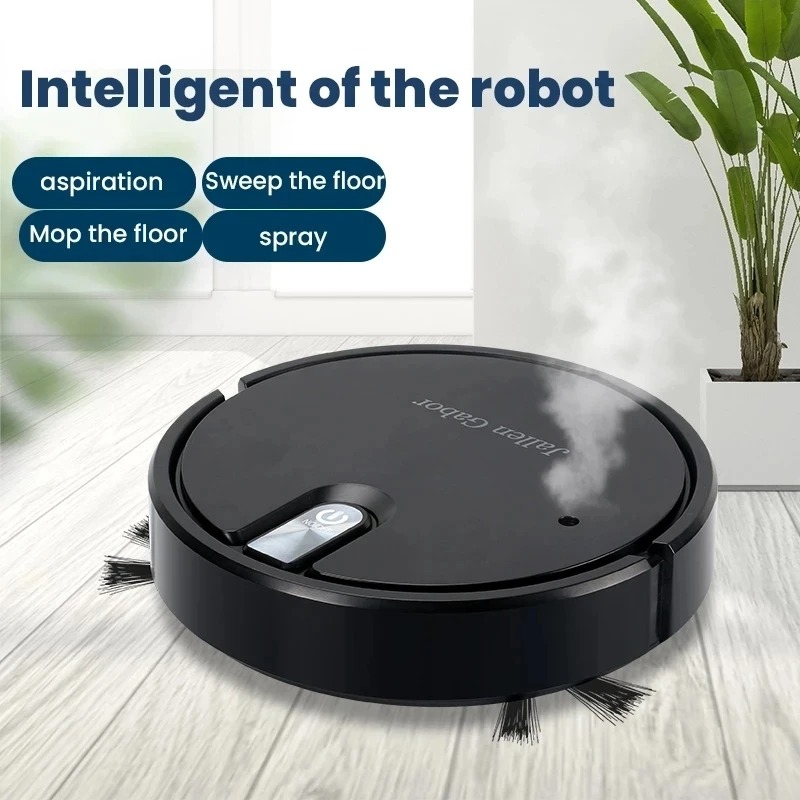 5 in 1 Wireless Smart Robot Vacuum Cleaner Multifunctional Super Quiet Vacuuming Mopping Humidifying for Home Use Home Appliance