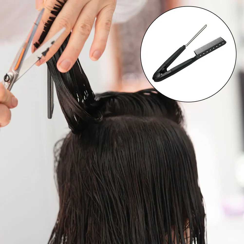 Professional Hair Ironing Brush Hairdressing Tool Hair Comb Men Wet And Dry Hair Flat Iron Comb Flat Styling Comb StraighteningXJ241016