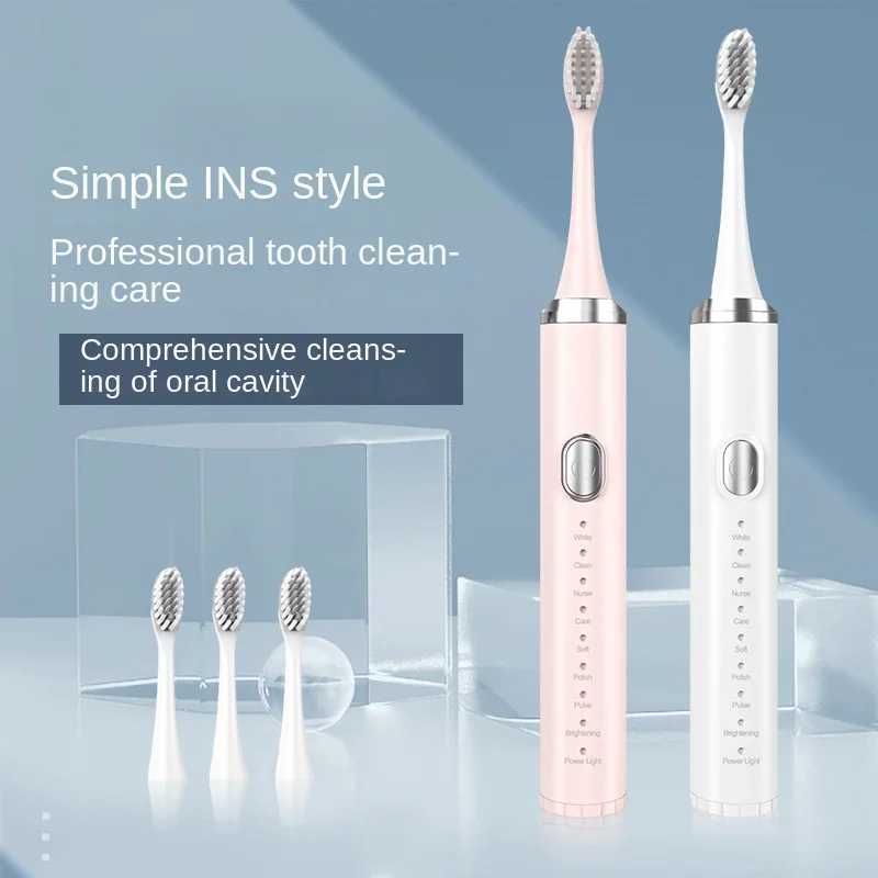 New Arrival Electric toothbrush for teeth brushing dental sonic vibration teeth whitening cleaner USB charging home oral care G241017