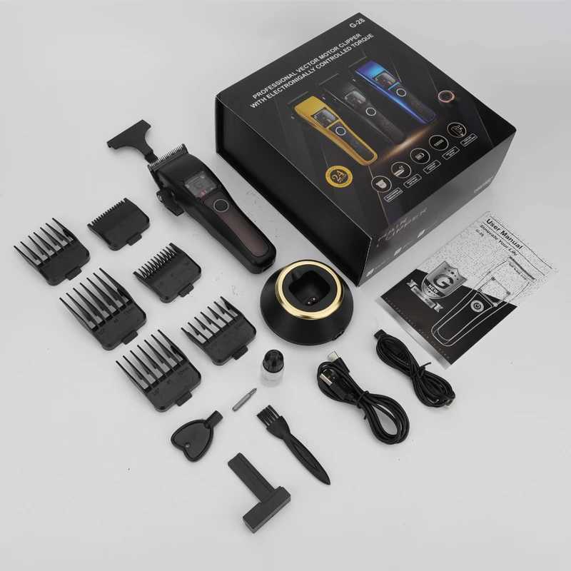 RESUXI G-28 Hair Clipper 2024 New 9500 RPM High Power High Speed Hair Clipper DLC Blade with Base Electric Hair Clipper W241017