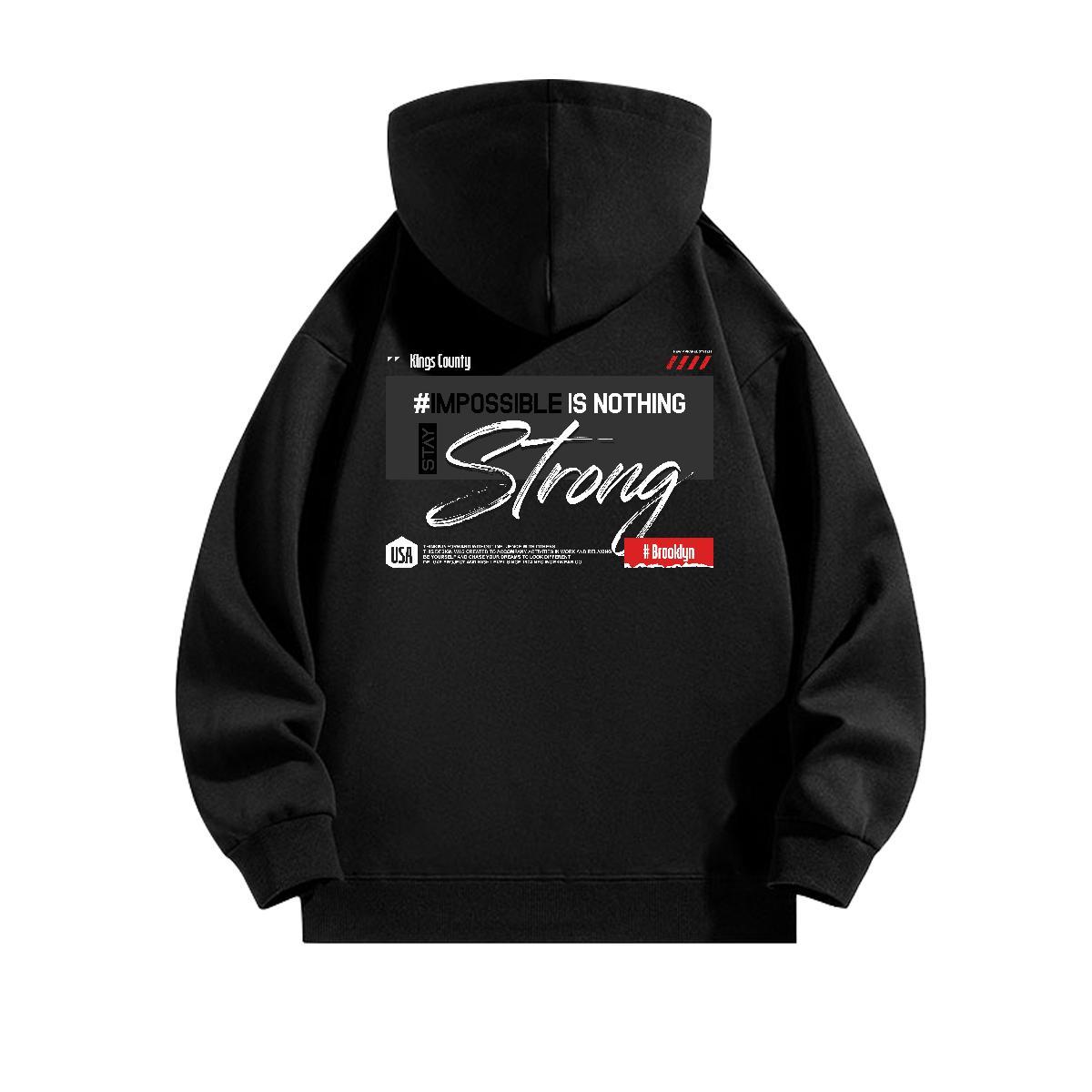 2024 DIY Hoodie For Man Breathable Hooded Collar Comfortable Men Clothes Hoodie DIY Printed Top Pullover Hoodie Y2K Thick Fleece