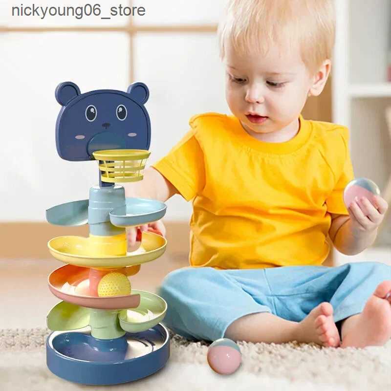 Baby Toy Development Games Montessori Rolling Ball Baby Toys Educational Toys Montessori Activity Stacking Toys For Babies 1 2 3 Years L240910