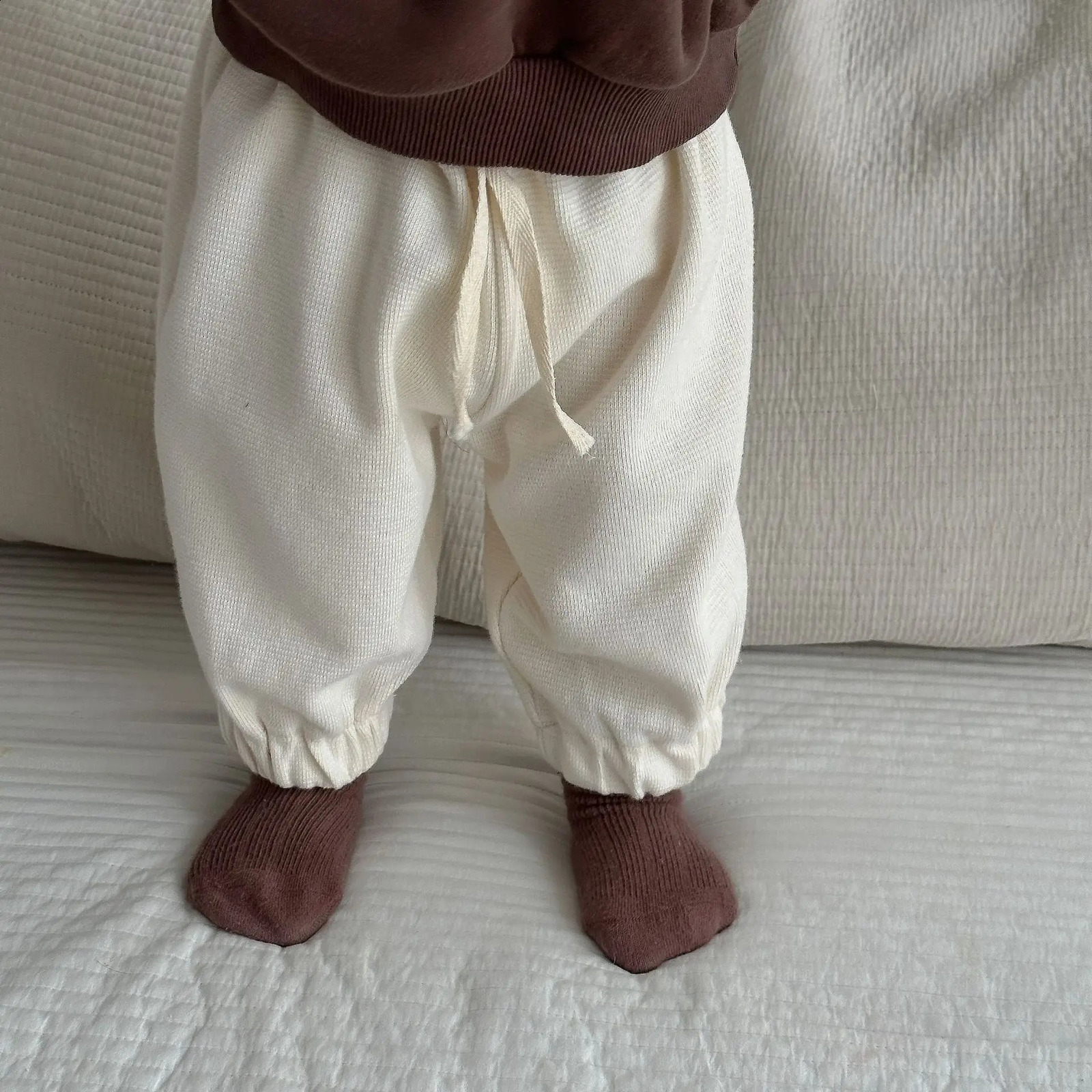 Boys Baby Autumn Clothes Korean Style Childrens Clothing Suit Hooded Sweat Trousers Twopiece Set 241017