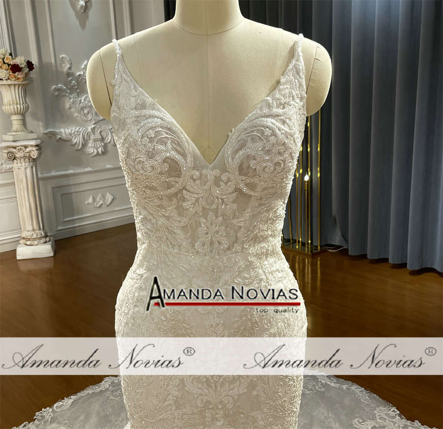 Straps Lace Mermaid Wedding Dress New