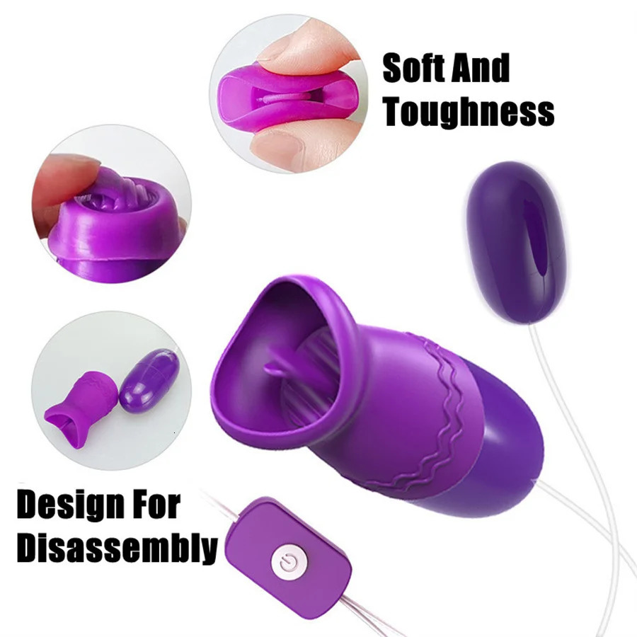 Tongue oral licking vibrator USB vibrating egg jumping clitoral stimulator GSpot vaginal massager massage masturbator female sex toy 241009